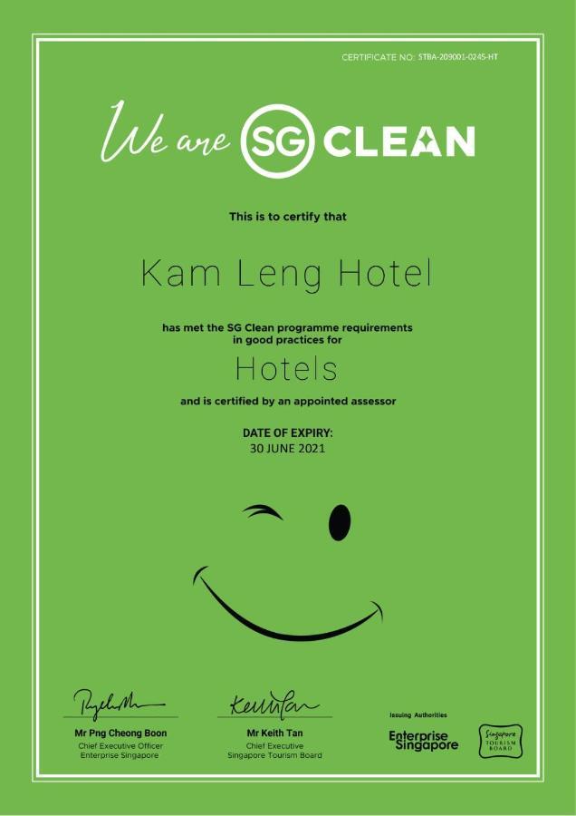 Kam Leng Hotel  Singapore Buitenkant foto